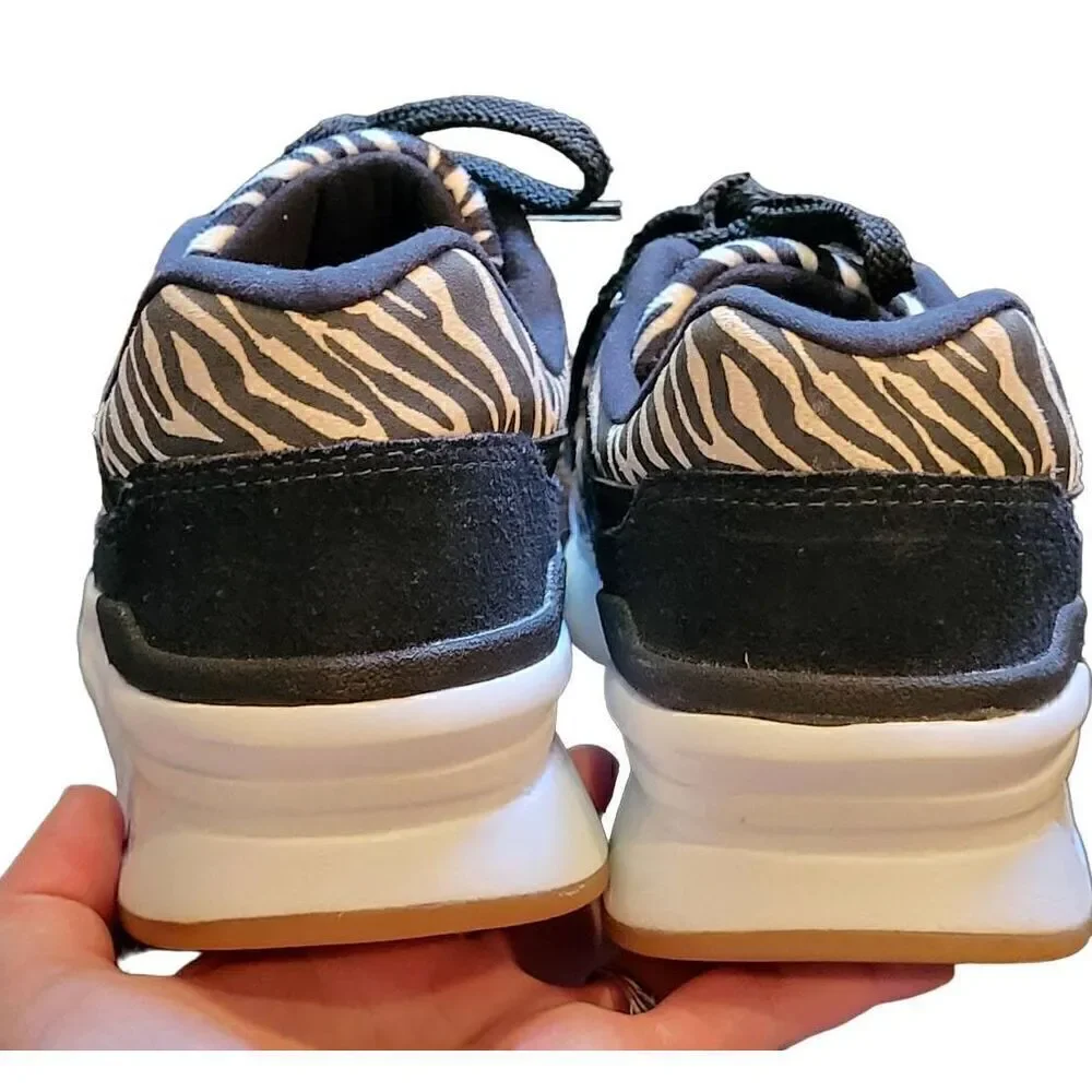 New Balance Sneakers Women's 11 Black Animal Print Leather 997H